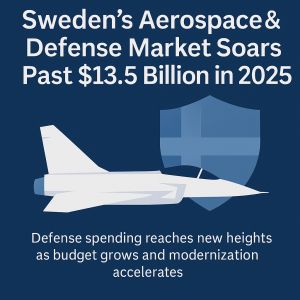 Sweden’s Aerospace &amp; Defense Market Soars Past $13.5 Billion in 2025